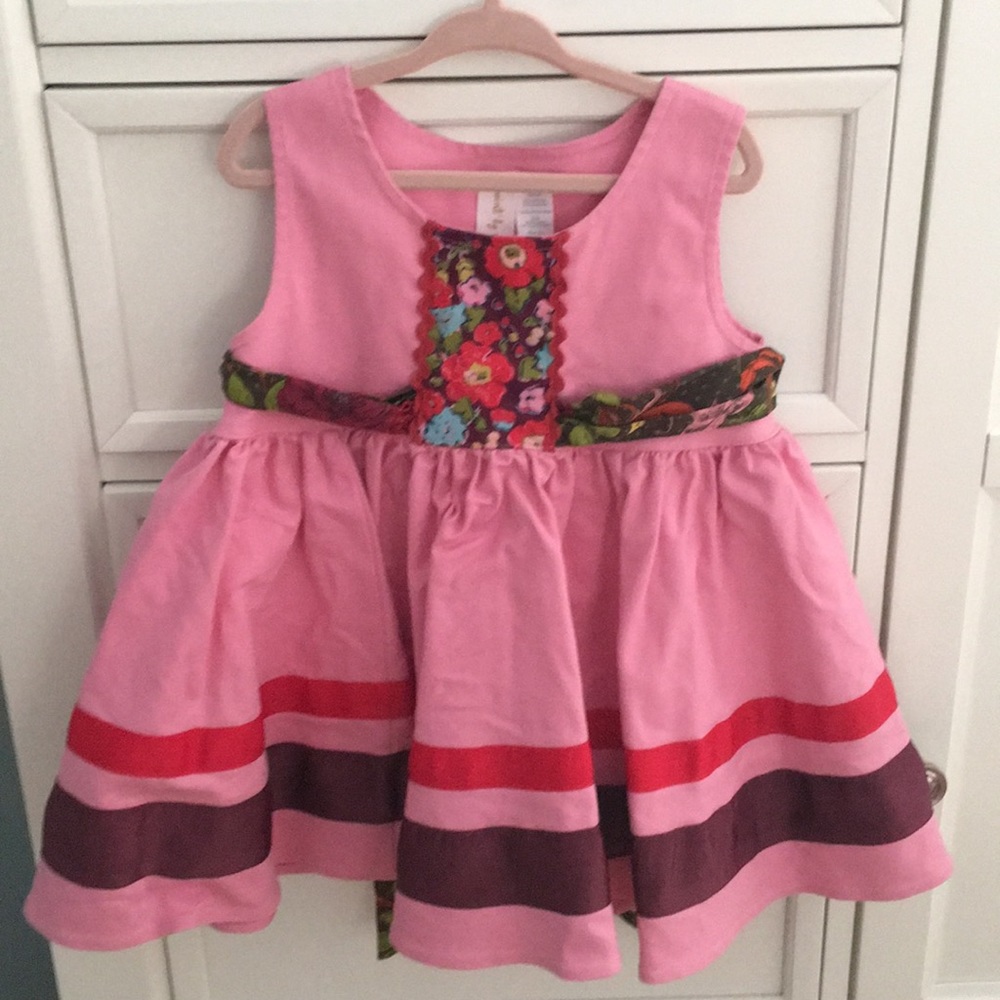 2T Matilda Jane dress pink pain by numbers